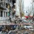 Разрушенный дом в спальном районе Киева, 14.03.2022